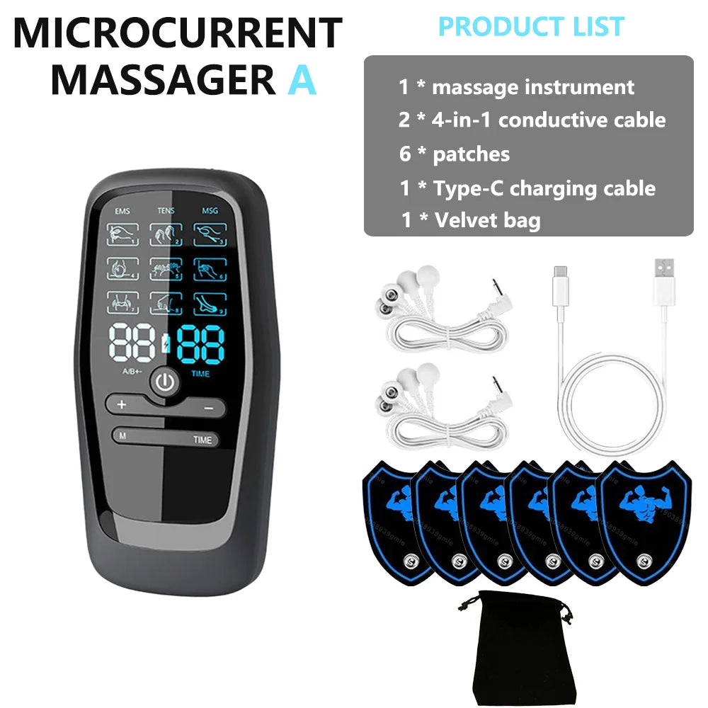 Electric Muscle Stimulator with Built-In Battery for Pain Relief - Smarsty