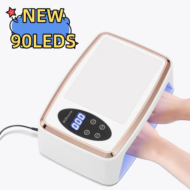 90 LED Nail Dryer Lamp for Quick Gel Curing - Smarsty