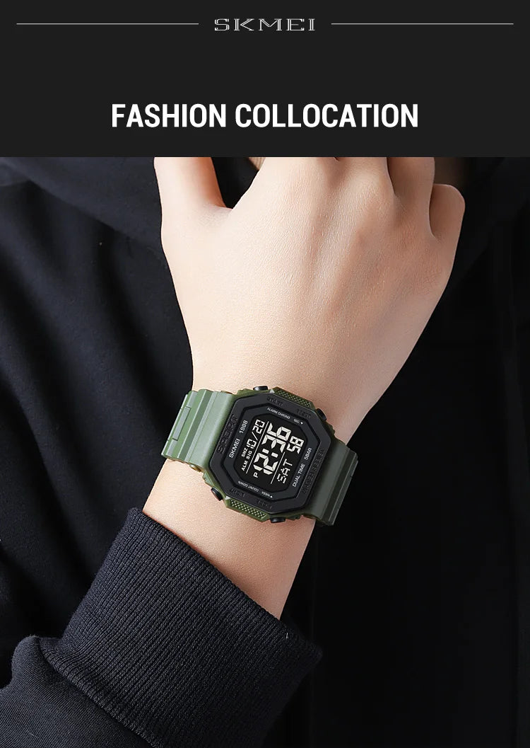 SKMEI Military Countdown Chrono Watch for Men - Smarsty