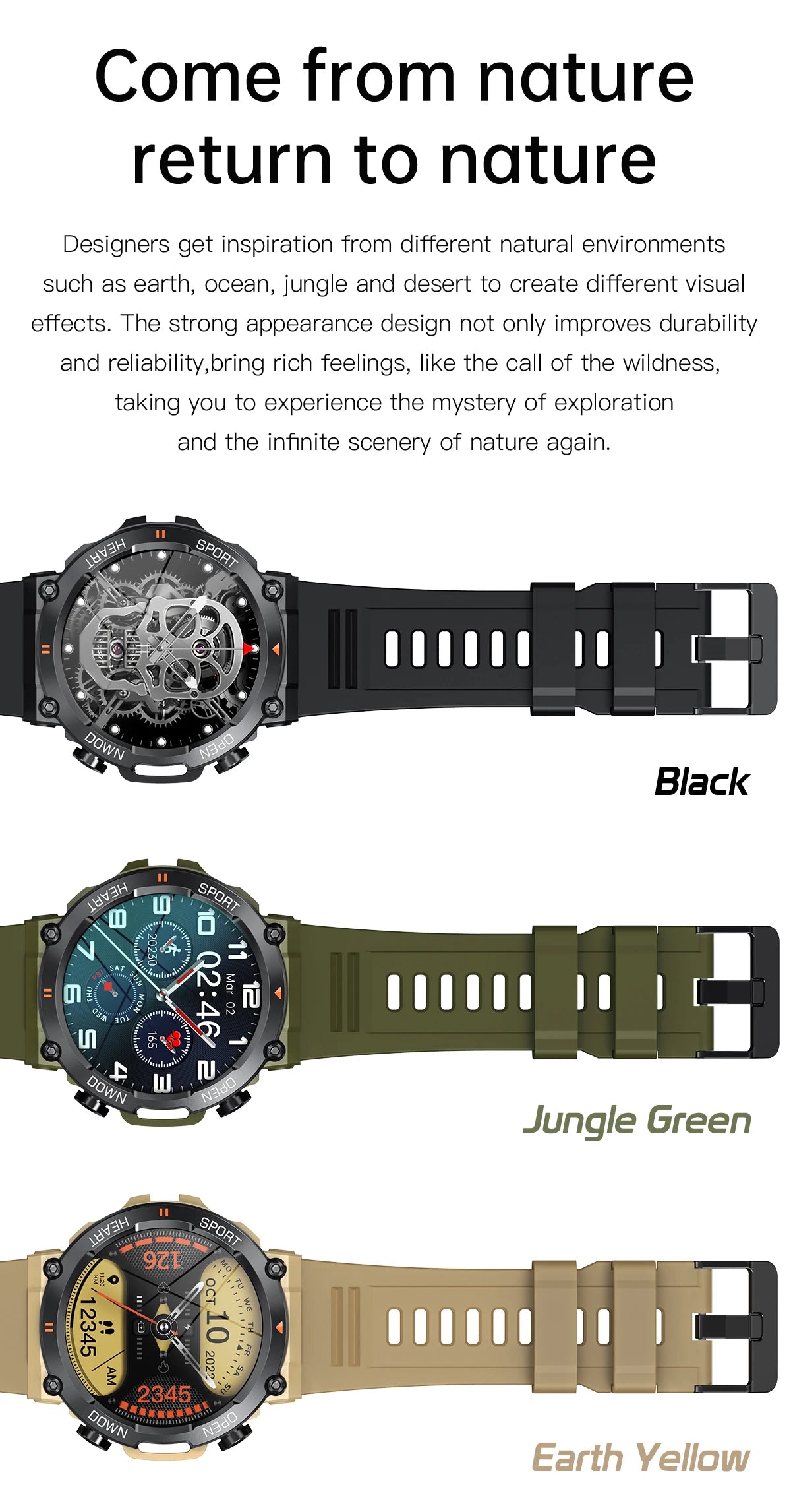 K56Pro Smart Watch for Men with Heart Rate Monitor - Smarsty