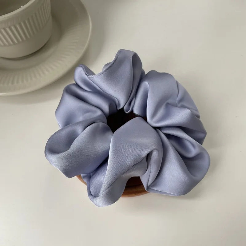 Satin Scrunchies Hair Accessories Gentle Soft Hold Premium - Smarsty