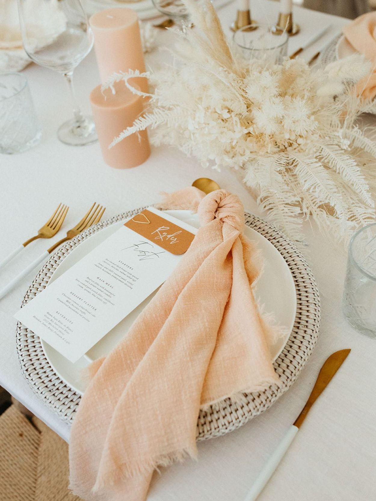 Reusable Cotton Wedding Napkins for Rustic Table Decor - Smarsty