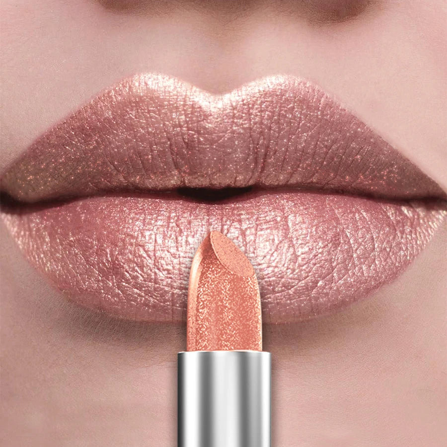 Bold Metallic Lipstick Set for Long Lasting Shine - Smarsty