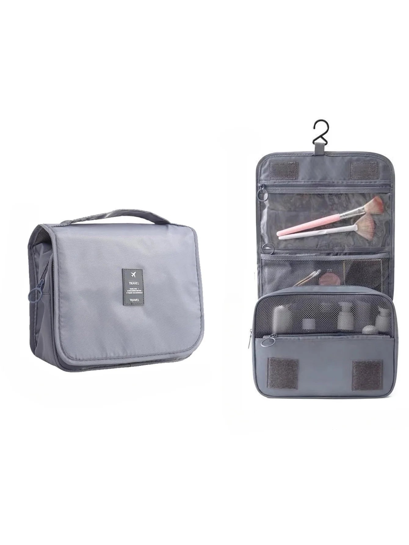 Capacity Dry Wet Separation Handheld Storage Bag Washable Bag Large Travel Multi Functional Hanging Makeup Bag With Hanging - Smarsty