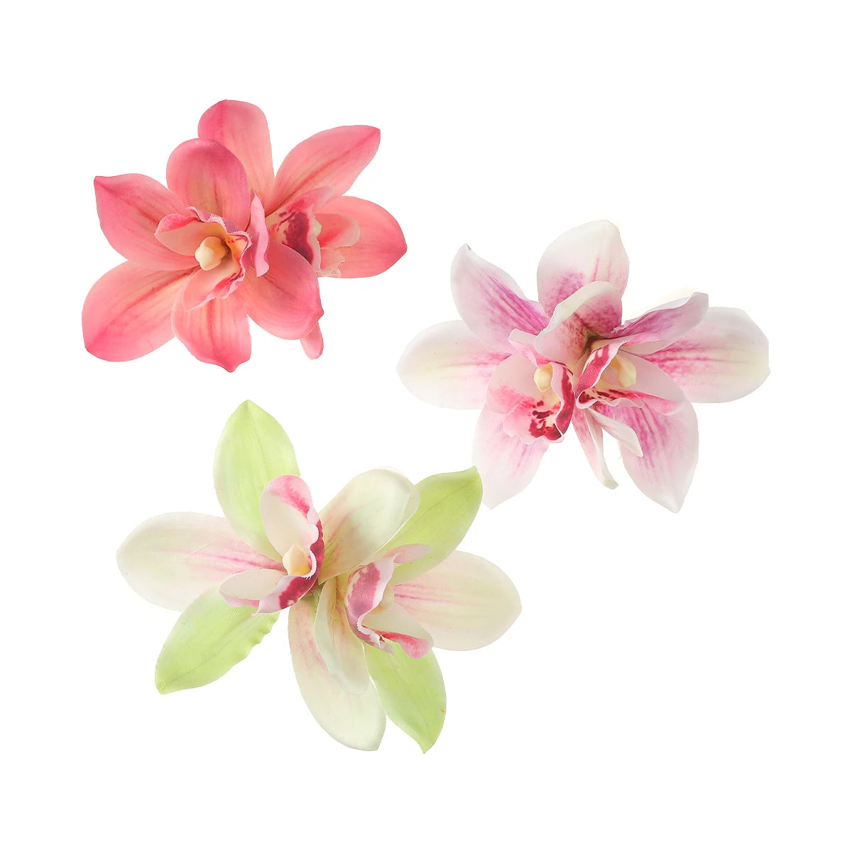 Bohemian Orchid Flower Hair Clips for Weddings - Smarsty