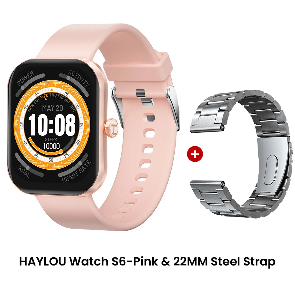 Haylou S6 Smartwatch With HD Display And Fitness Tracking - Smarsty