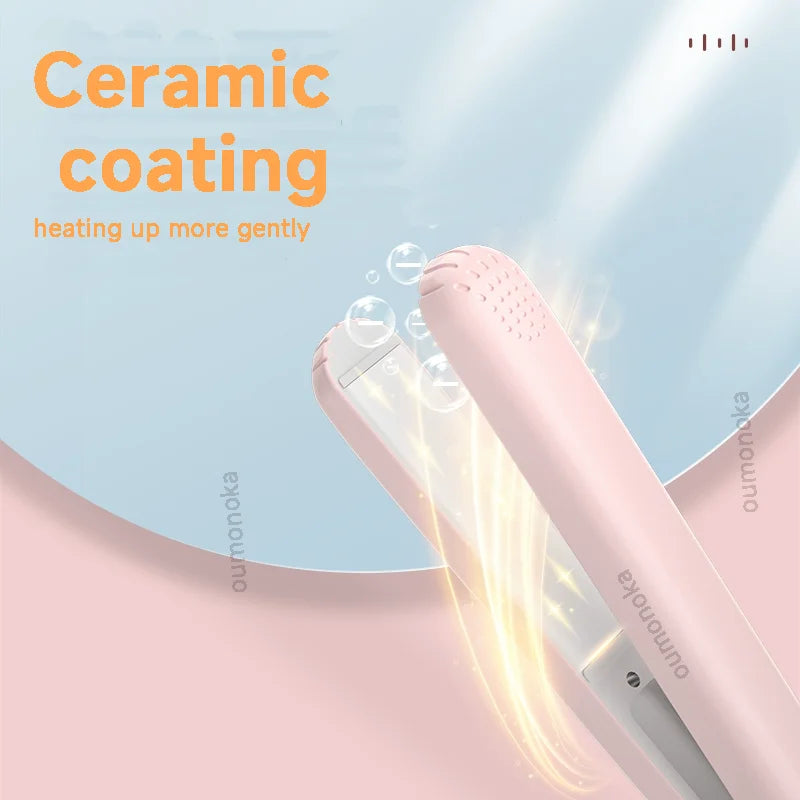 3-in-1 Hair Straightener and Curling Iron with Anti-Scalding Feature - Smarsty