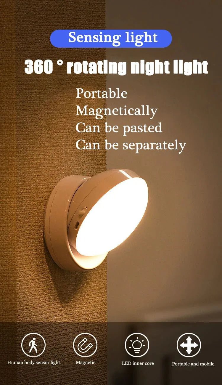 USB Charging LED Night Light with Motion Sensor - Smarsty