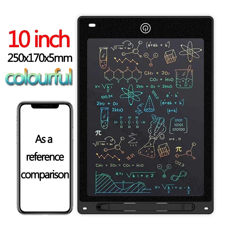 10/12/inch LCD Writing Tablet Drawing Board Kids Graffiti Sketchpad Toys Handwriting Blackboard Magic Drawing Board Kid Toy Gift