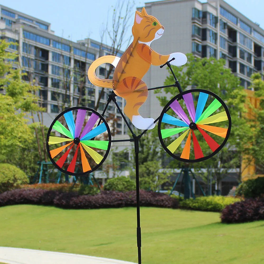 Animal Riding Windmill Garden Decor for Summer Fun - Smarsty