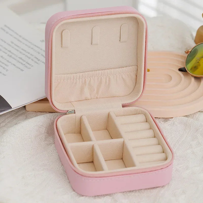 Portable Jewelry Organizer Case for Travel Storage - Smarsty