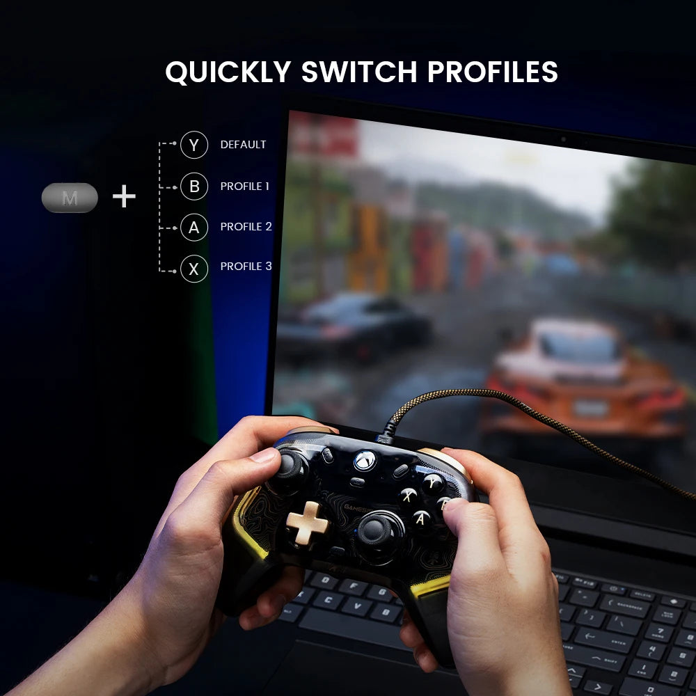 GameSir Kaleid Wired Xbox Controller with Hall Effect Joystick - Smarsty