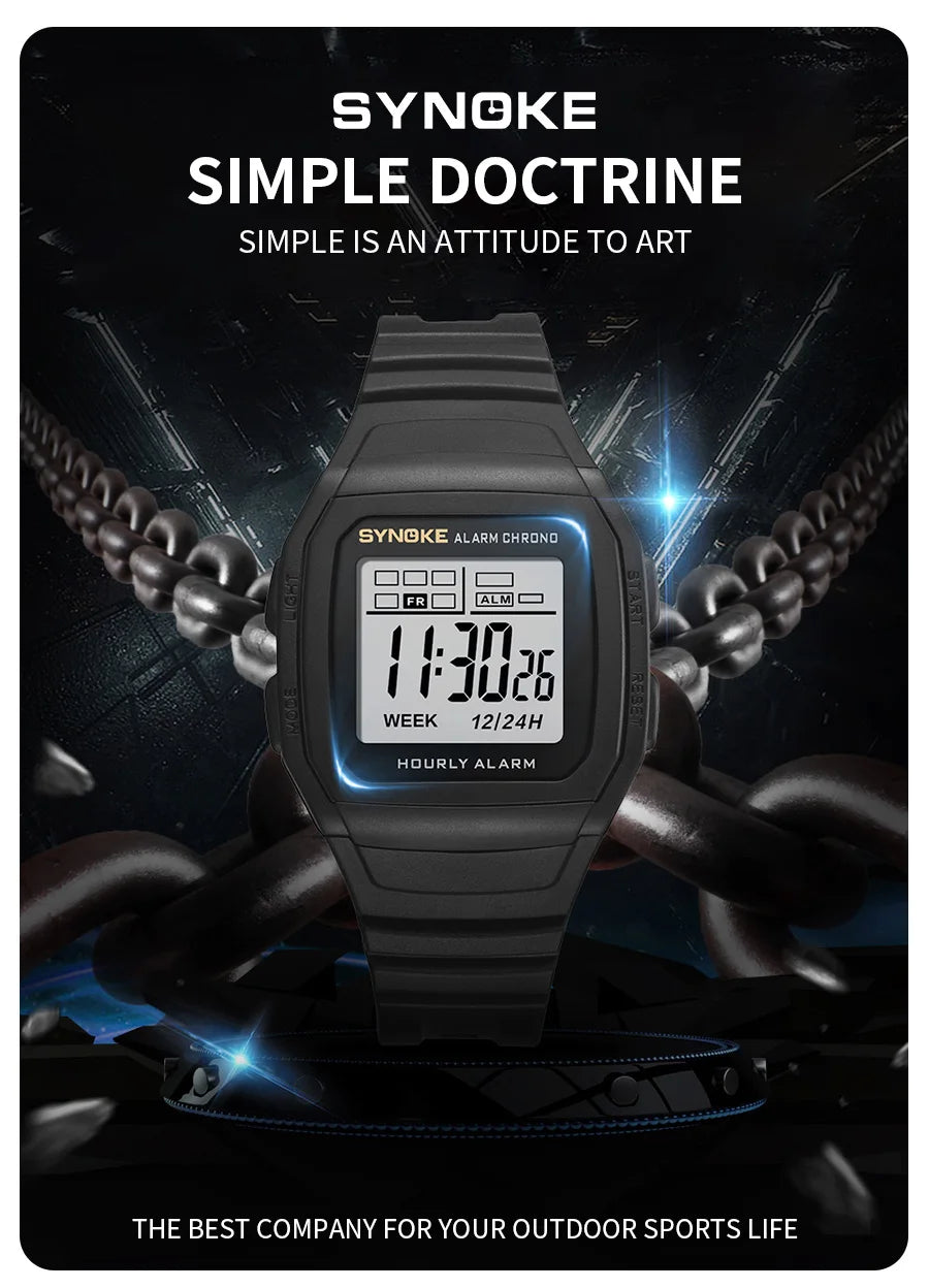 SYNOKE Luminous Waterproof Sports Watch for Boys - Smarsty