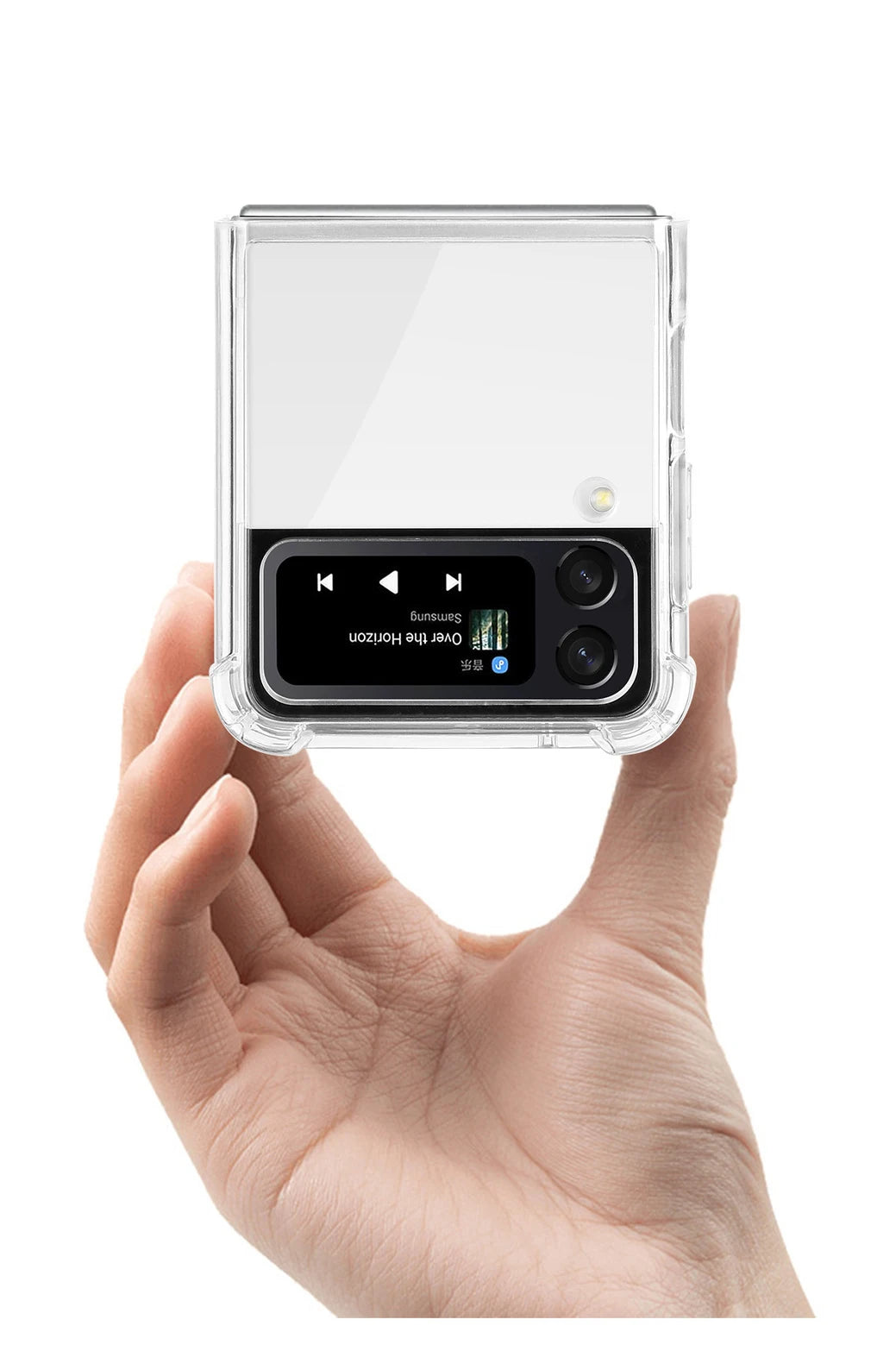 Transparent MagSafe Case With Air Cushion Shockproof Z Flip - Smarsty