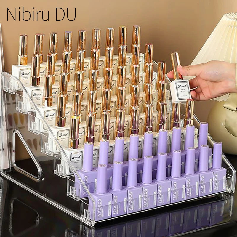 Acrylic Nail Polish Display Rack for Organized Storage - Smarsty