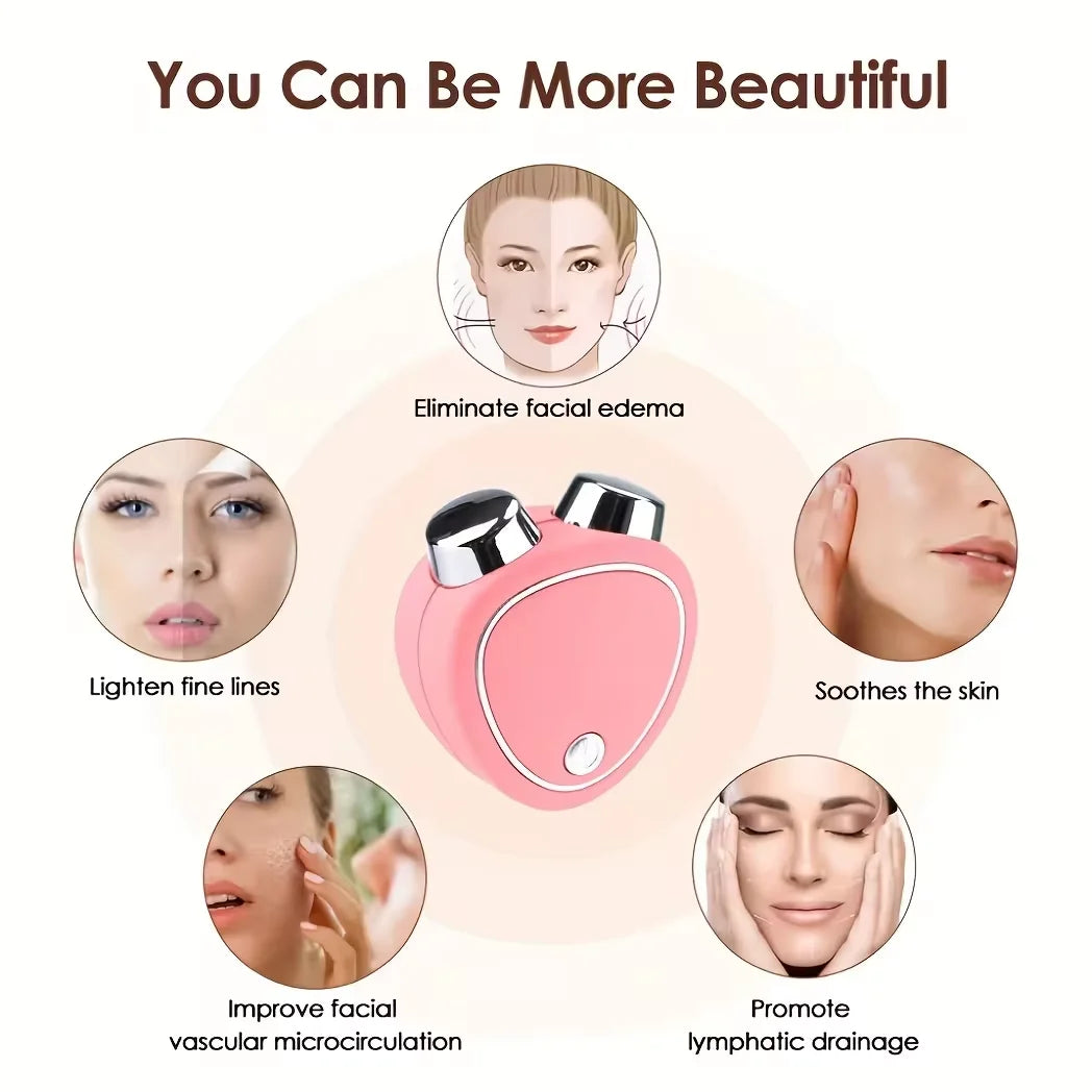 Portable Mini Facial Massager for Firming Skin - Smarsty