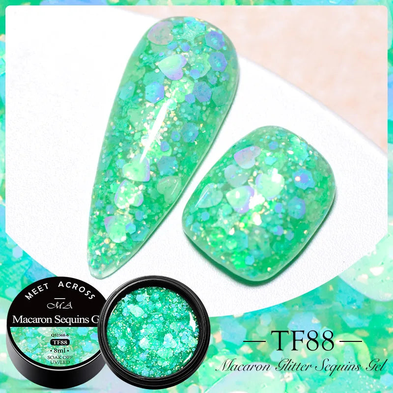 Pink Dried Flower Gel Nail Polish for Fairy Nail Art - Smarsty