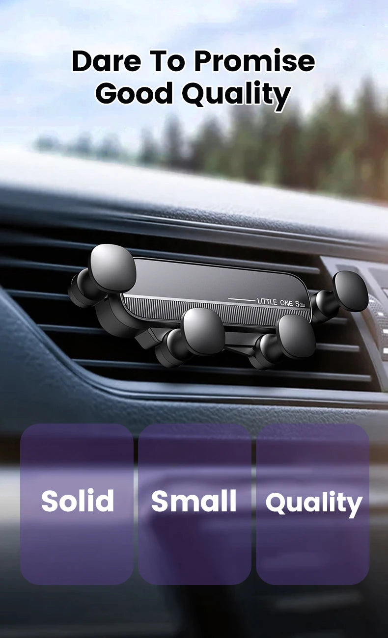 Gravity Car Phone Holder Air Vent Mount For Universal Fit - Smarsty