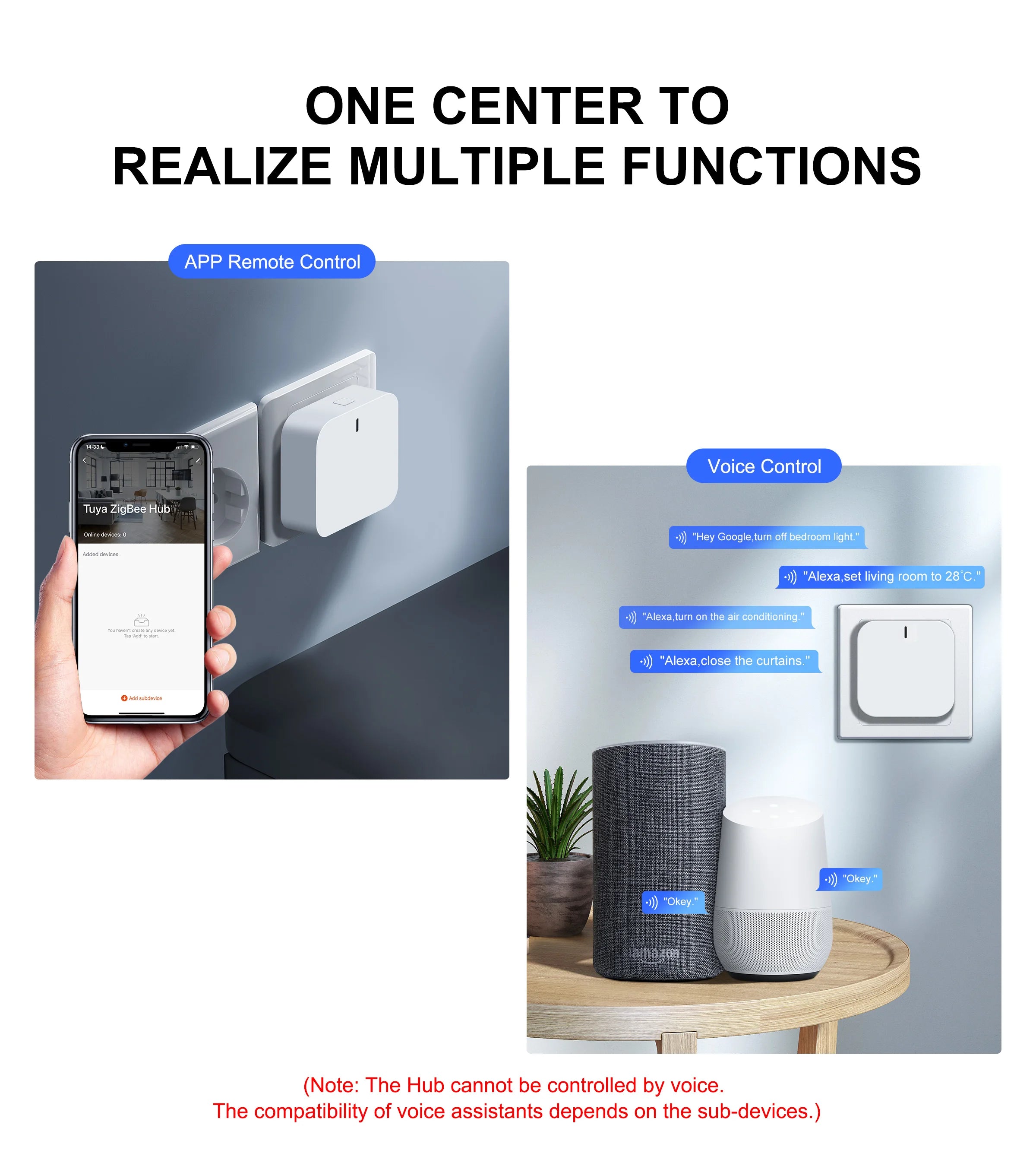 GIRIER Tuya ZigBee Gateway Hub for Smart Home Automation - Smarsty