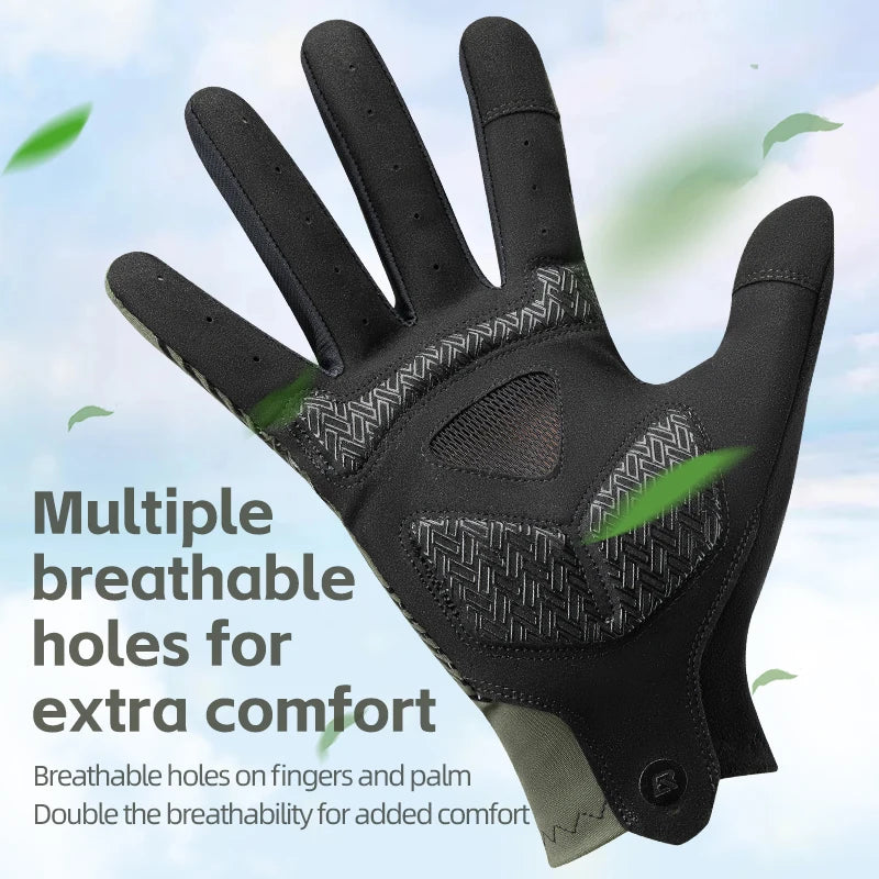 Rockbros Breathable Cycling Gloves Non Slip Touchscreen - Smarsty