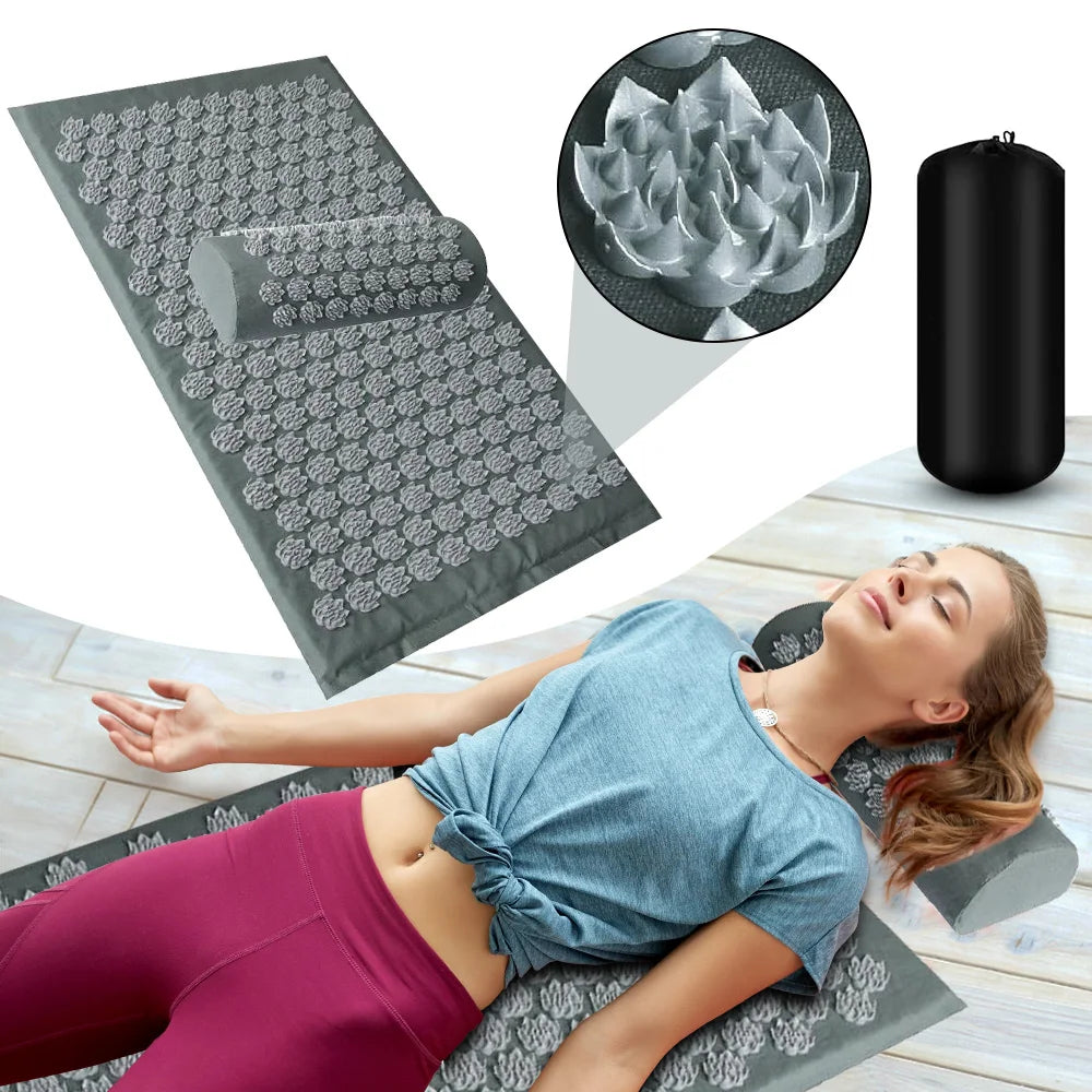Shiatsu Acupressure Massage Mat for Relaxation and Pain Relief - Smarsty