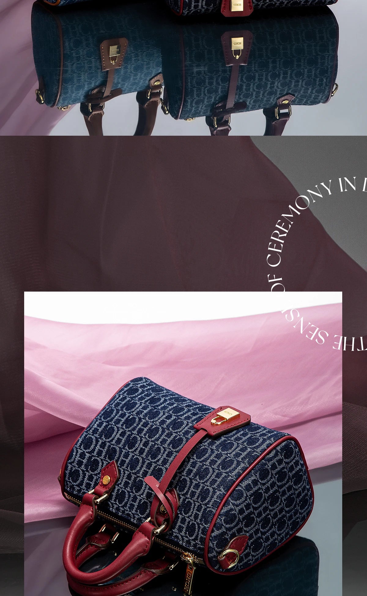 Women Shoulder Bag 2025 Cowboy Splicing Pillow Handbag - Smarsty