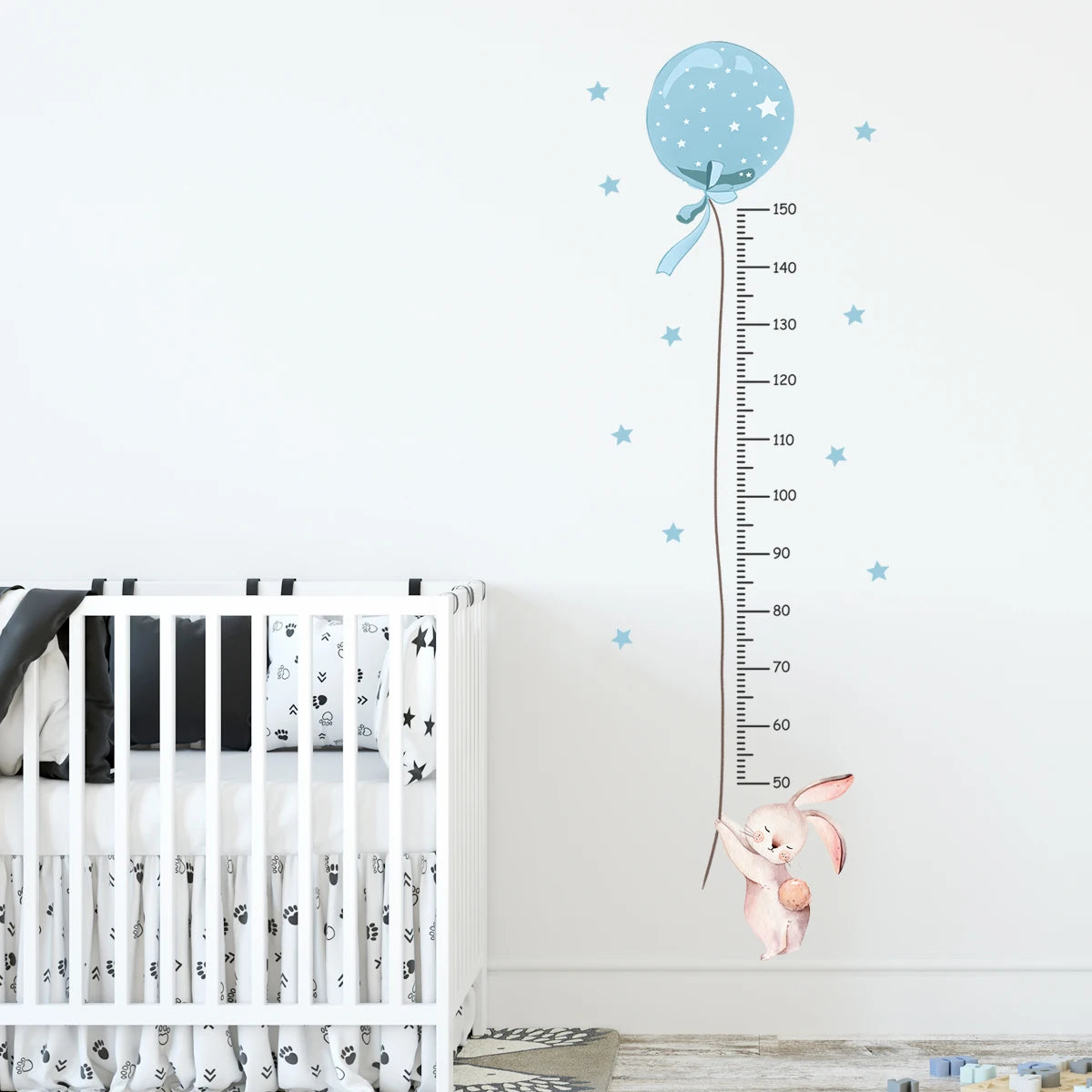 Cartoon Animal Height Ruler Wall Stickers for Kids Room - Smarsty