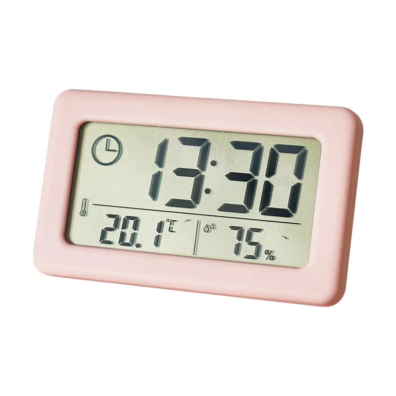 Mini Digital Clock with Temperature and Humidity Display - Smarsty