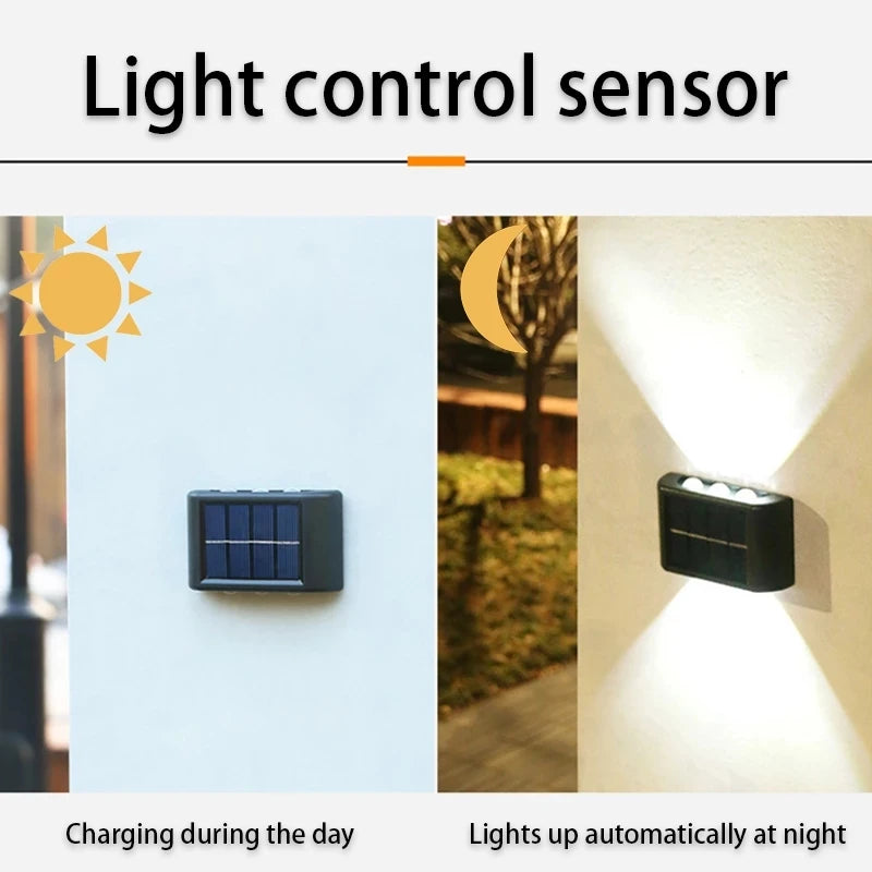 Solar LED Outdoor Light with Motion Sensor Waterproof Design - Smarsty