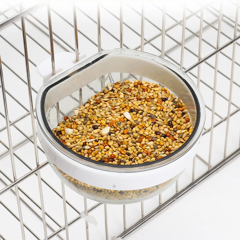 Detachable Plastic Bird Feeding Bowl with Convenient Hanging Design - Smarsty