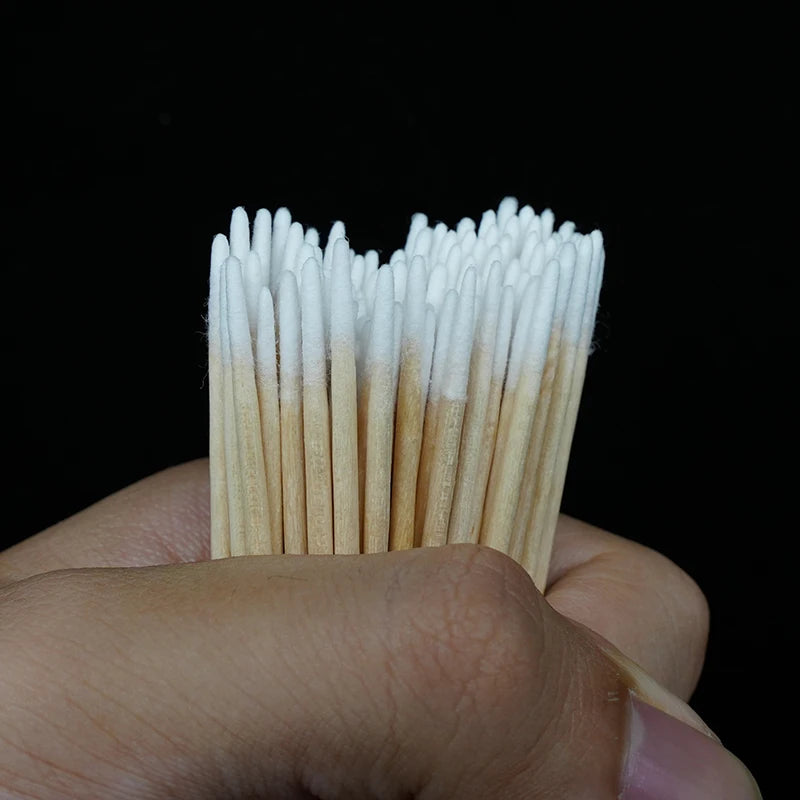 300 Pcs Wooden Cotton Swabs for Nail Polish Removal - Smarsty