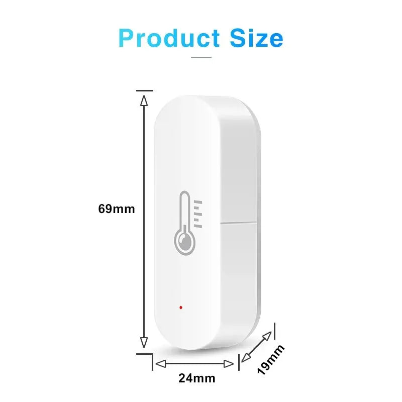 ZigBee Smart Temperature Humidity Sensor with App Control - Smarsty