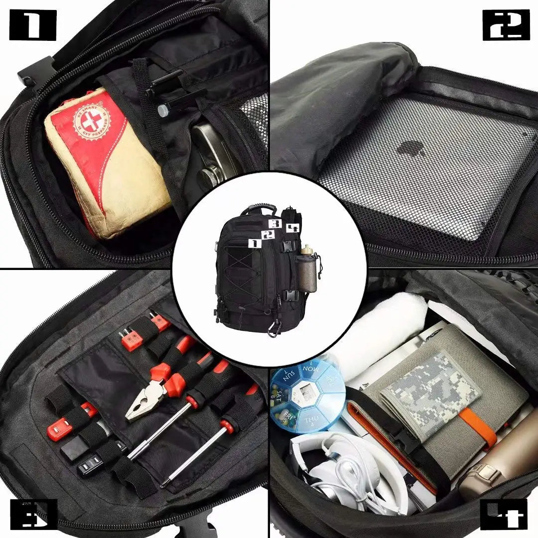 Backpack for Men Large Military Backpack Tactical Travel Backpack for Work,Camping,Hunting,Hiking - Smarsty