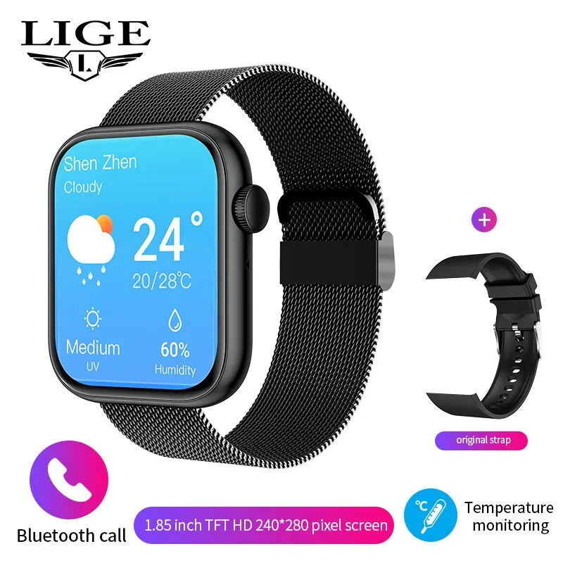 LIGE Smart Watch for Women with Bluetooth and Waterproof Design - Smarsty