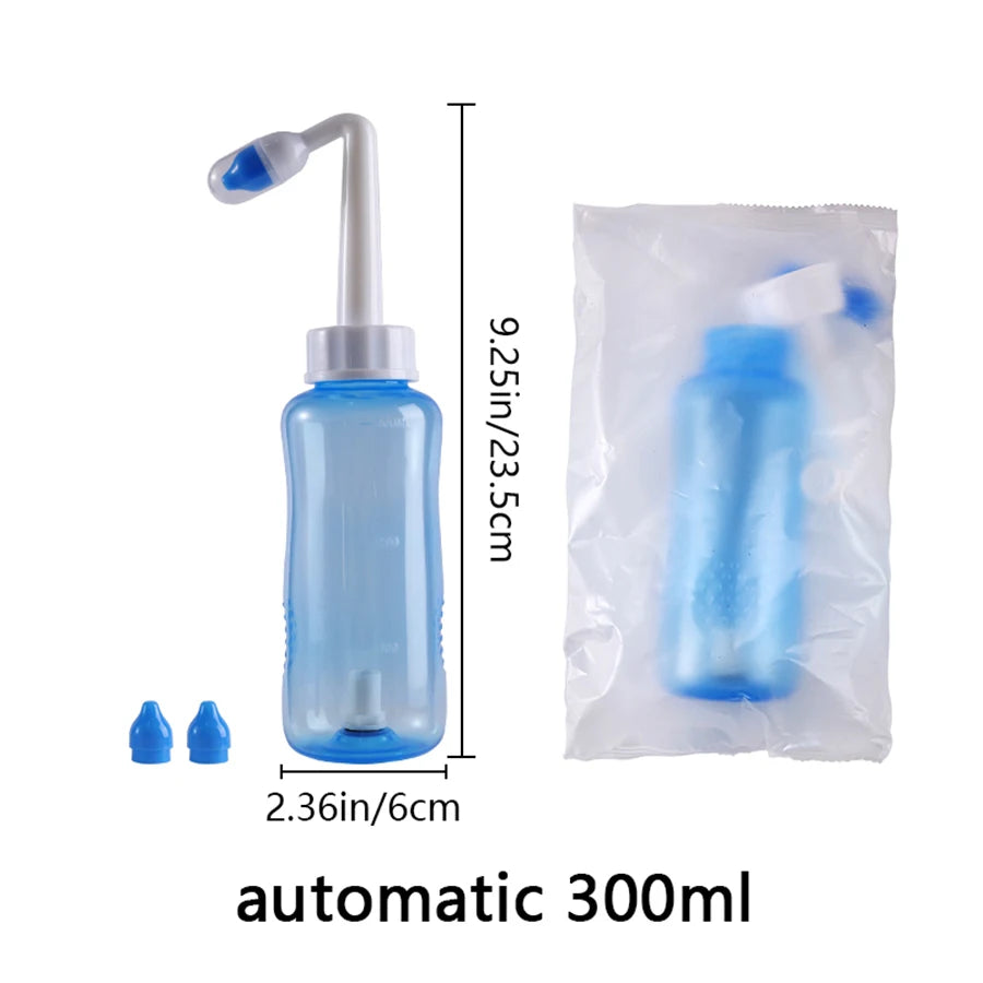 Nasal Irrigator Rinse Bottle for Allergy Relief - Smarsty