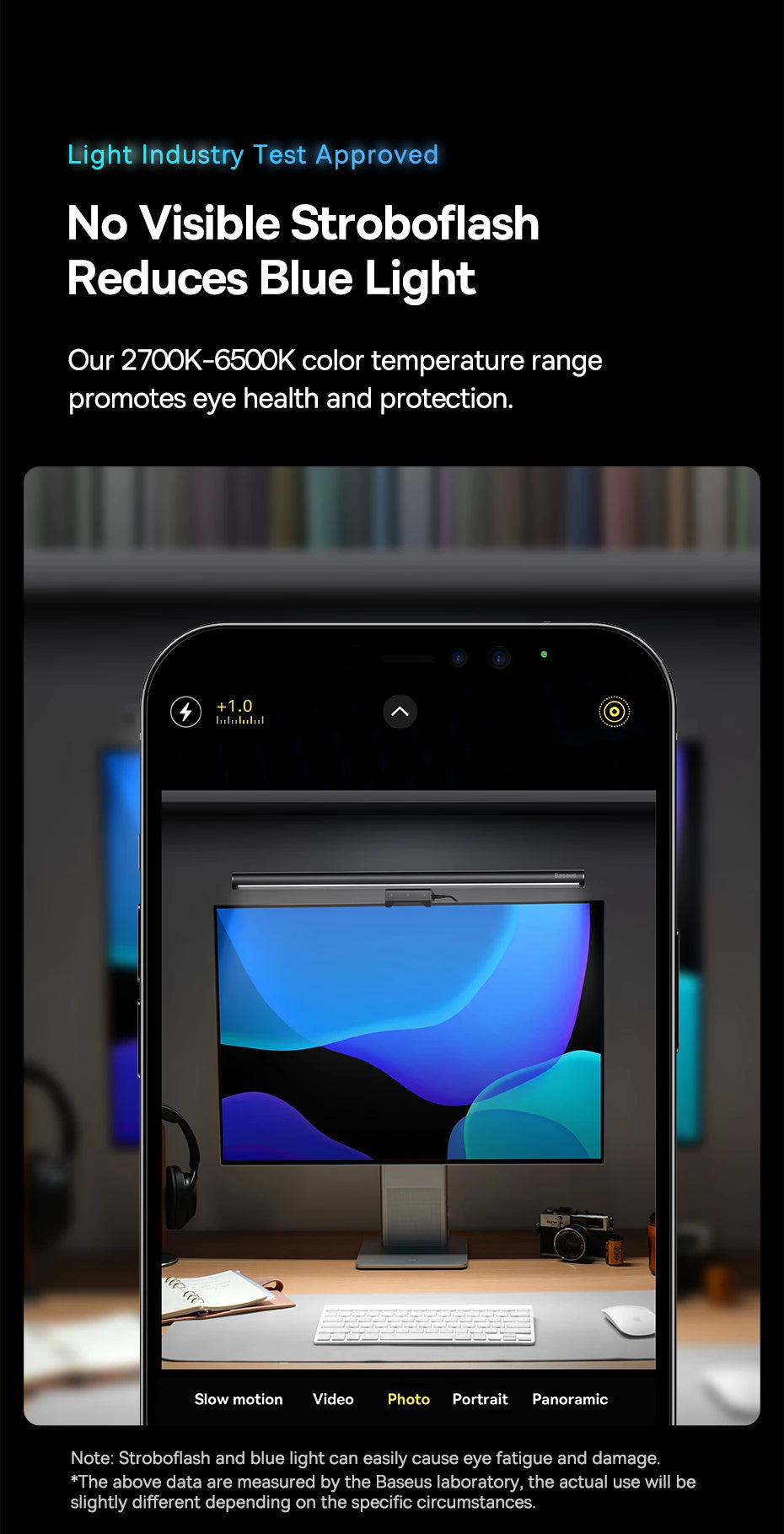 Baseus LED Screen Light Desk Lamp for Reading - Smarsty