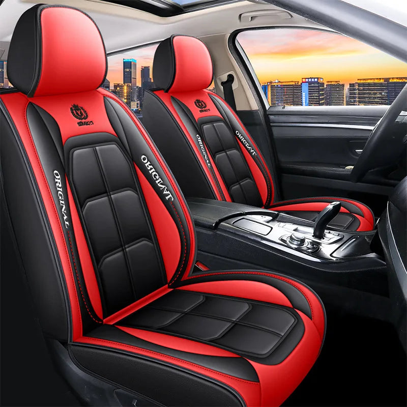 Full Leather Car Seat Cover All Season Universal Pad - Smarsty