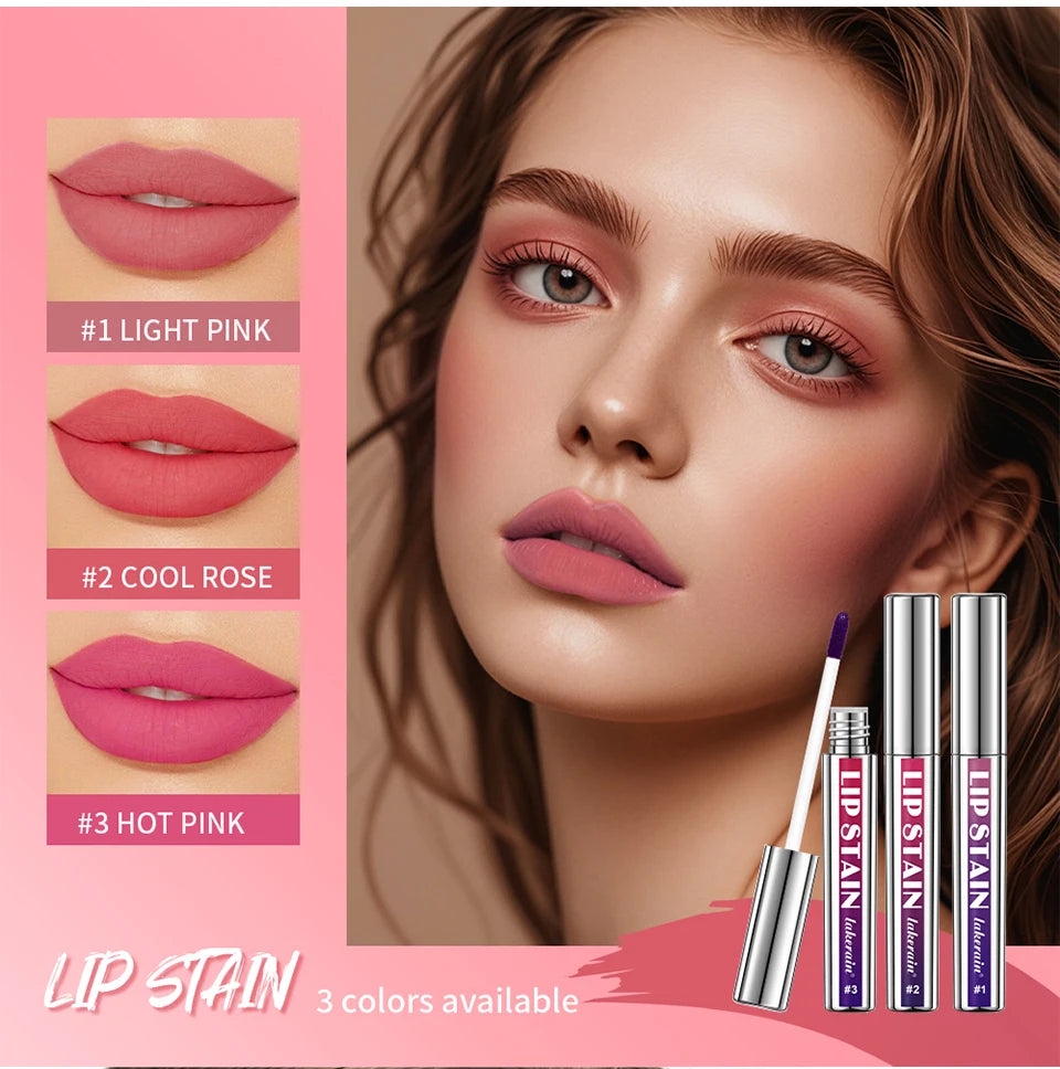 Long Lasting Korean Matte Lip Tint Waterproof Formula - Smarsty