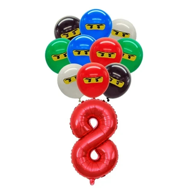 Ninja Theme Birthday Party Disposable Tableware Set - Smarsty