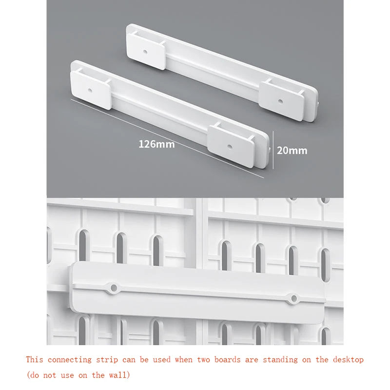 No Punching Pegboard Wall Organizer Panel Shelves For Gamer Room,bathroom,kitchen Storage Rack Organizer Pegboard Accessories