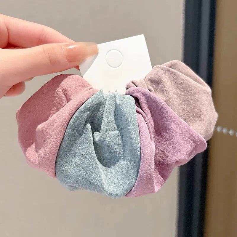 Thick Widen Hair Ties Set Secure Hold Scrunchies For Women - Smarsty
