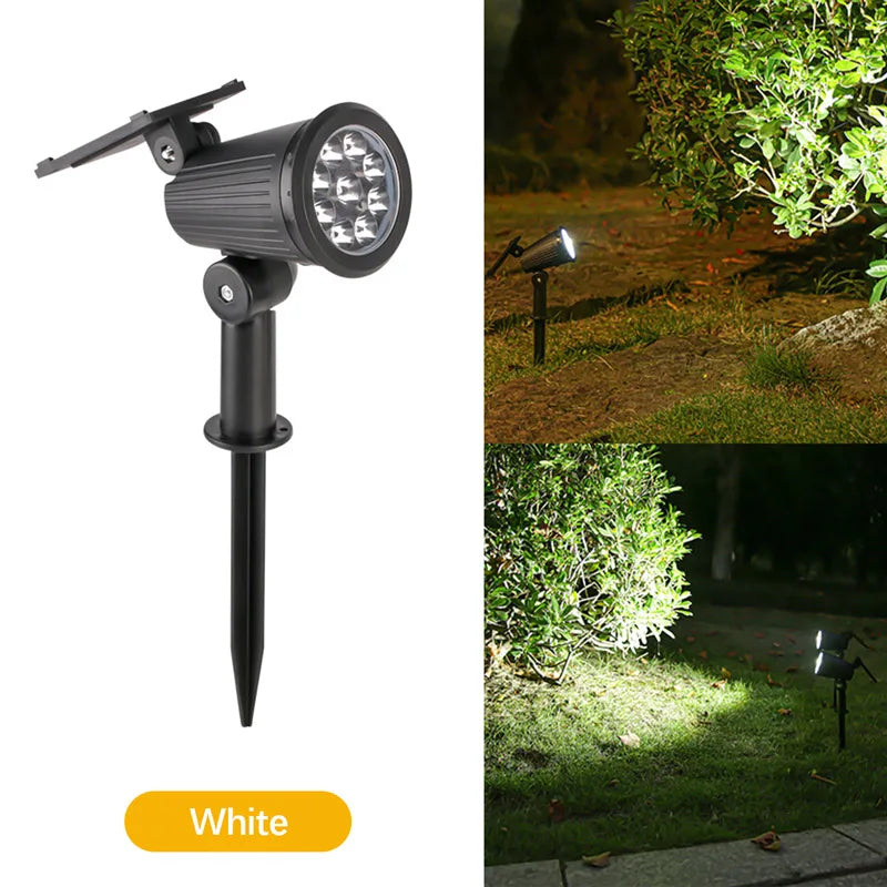 Adjustable Solar Spot Lights for Outdoor Garden Lighting - Smarsty