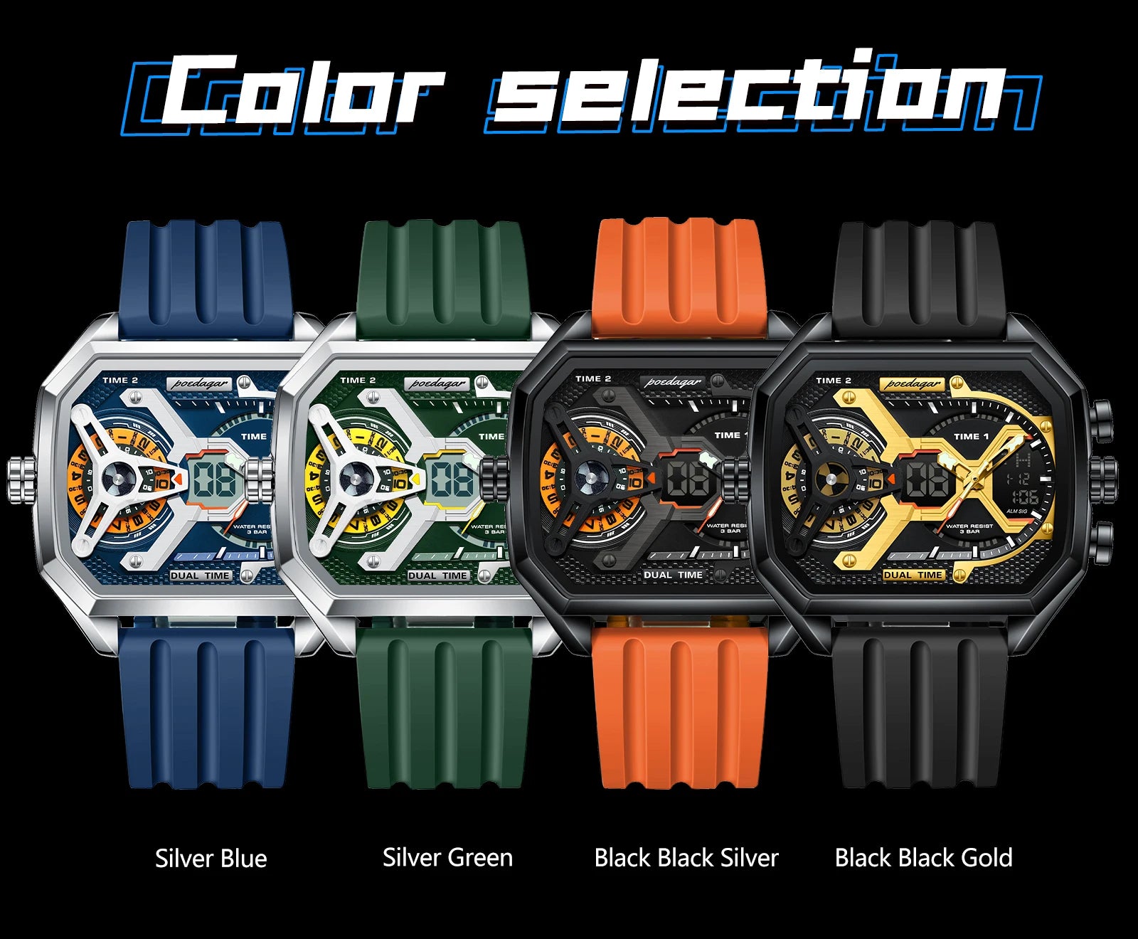 Luxury Men’s Luminous Quartz Watch with LED Calendar - Smarsty