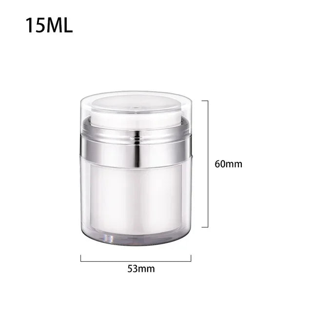 Airless Pump Jar for Makeup Lotion Refillable Container - Smarsty