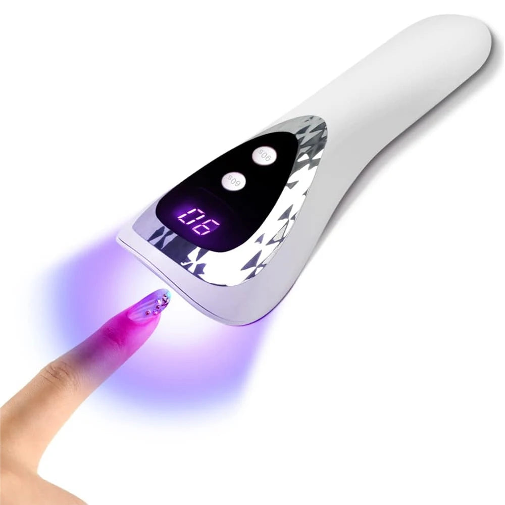 Handheld UV LED Nail Dryer Mini Rechargeable Lamp - Smarsty