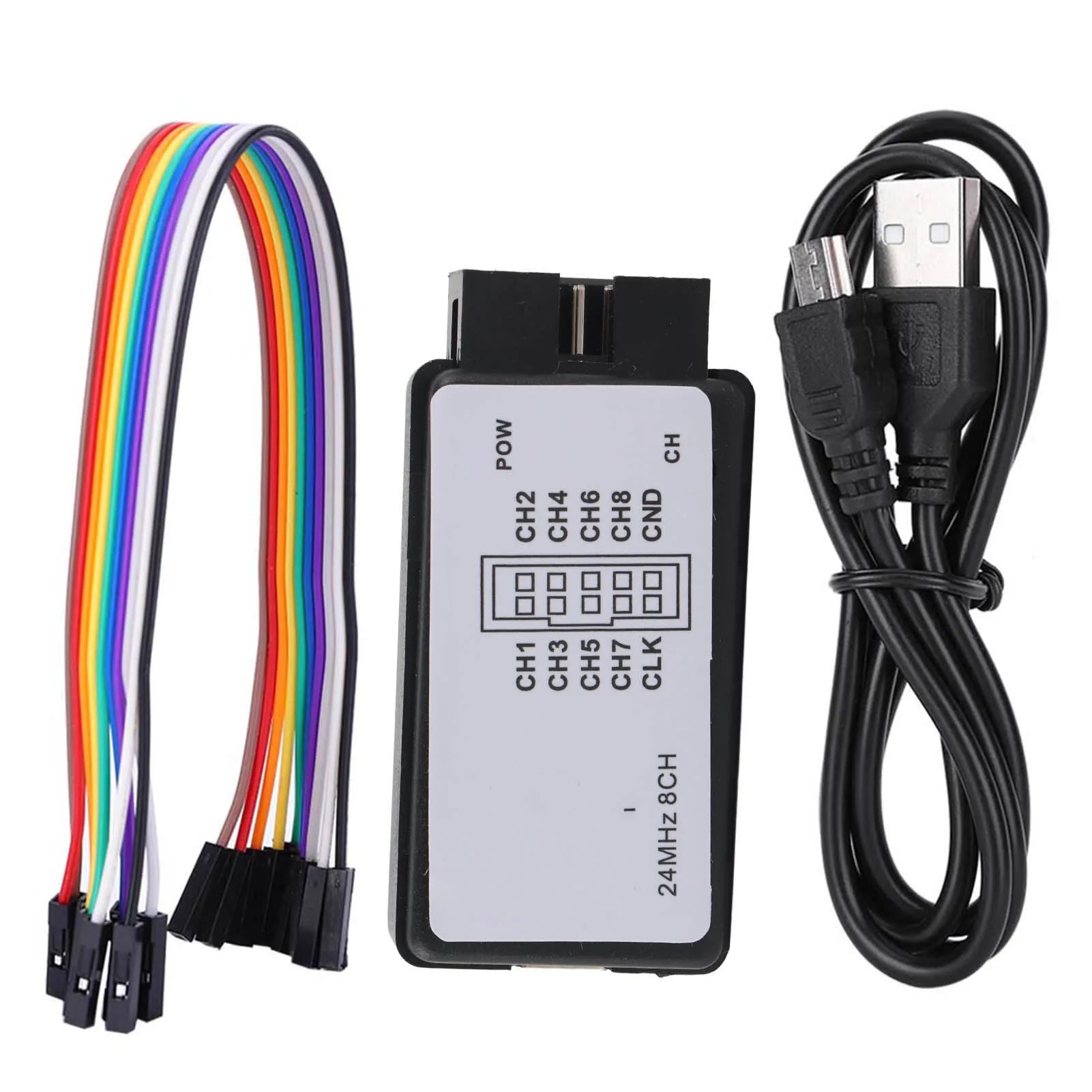 USB Logic Analyzer 24MHz Mini 8 Channel Device - Smarsty