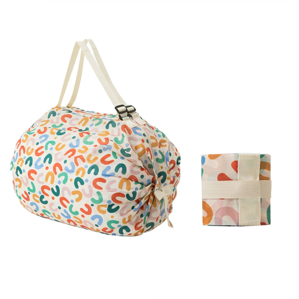 Foldable Shopping Bag Large Capacity And Portable Handle - Smarsty