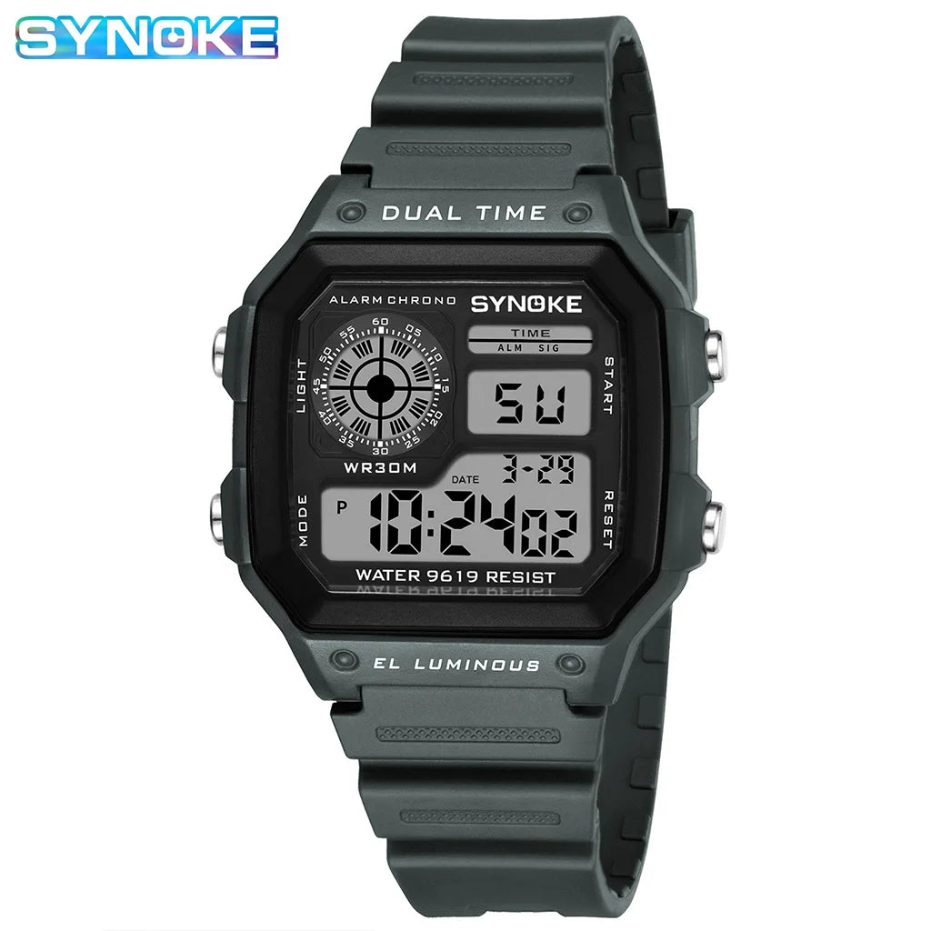 Waterproof Luminous Digital Sports Watch for Men and Women - Smarsty