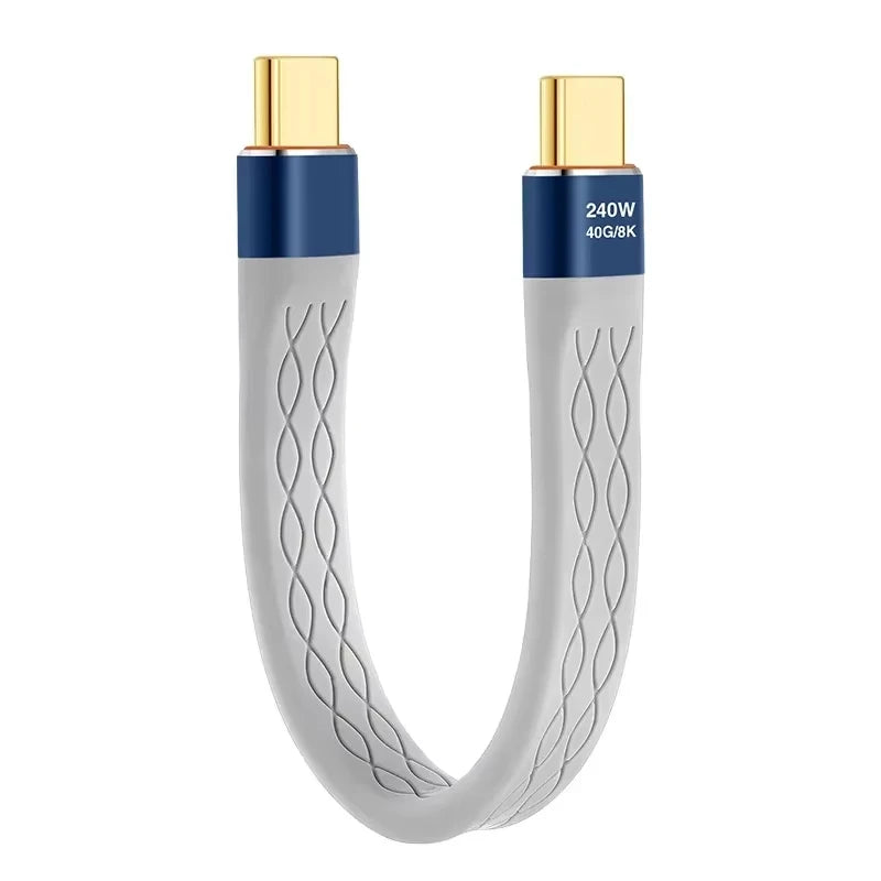 USB C to USB C Fast Charging Cable 240W 8K Data Transfer - Smarsty