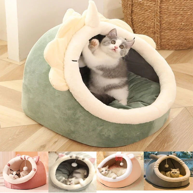 Cozy Cotton Cat Bed for Deep Sleep Comfort - Smarsty